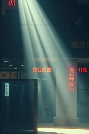 竖版海报：雾港来信里被雨水打湿的信封特写