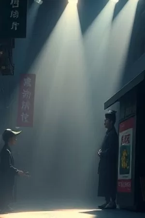 竖版海报：沉默的驿道旁被风沙覆盖的石碑